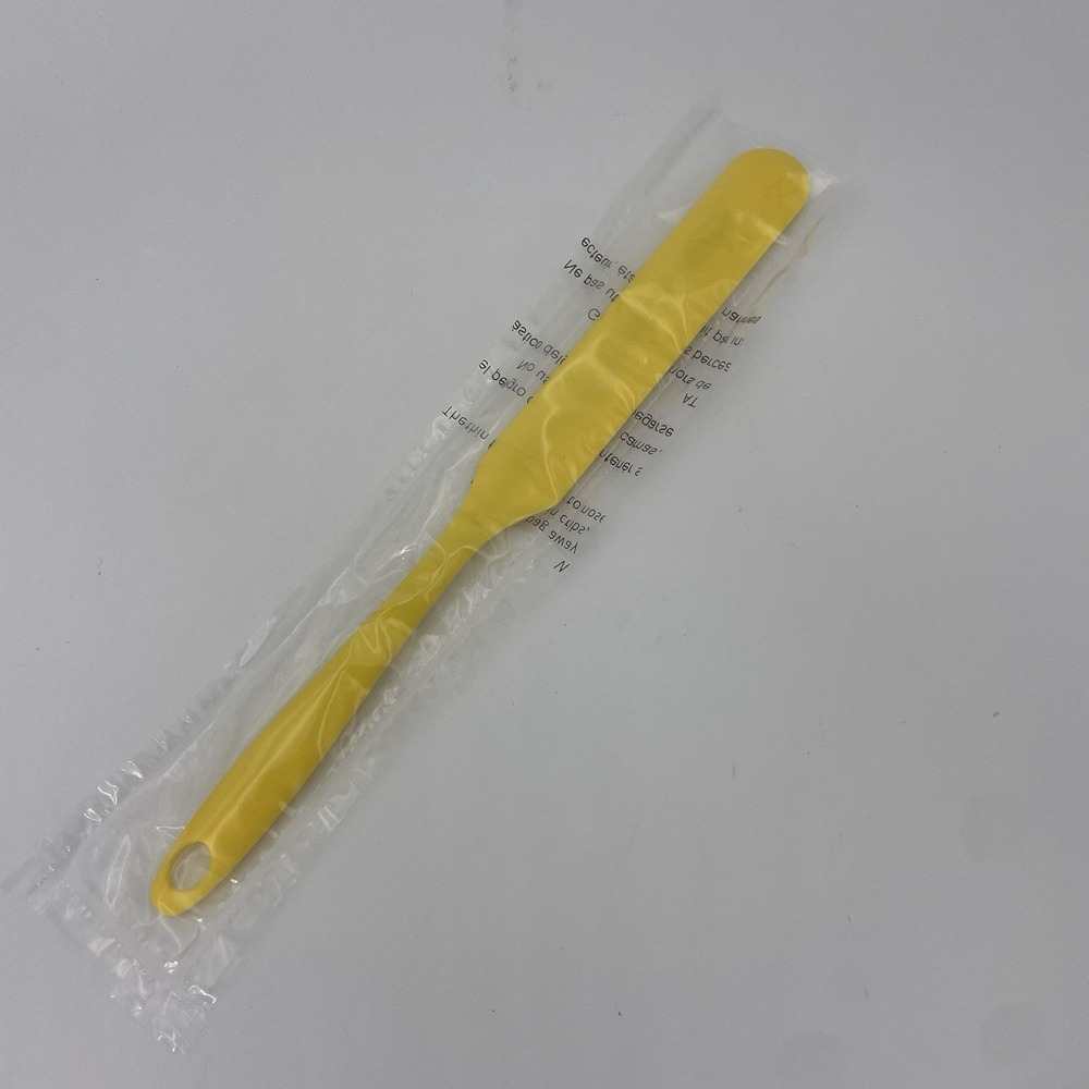 Yellow Silicone Spatula Cake Icing Frosting Spreader Kitchen Bowl Jar Scraper